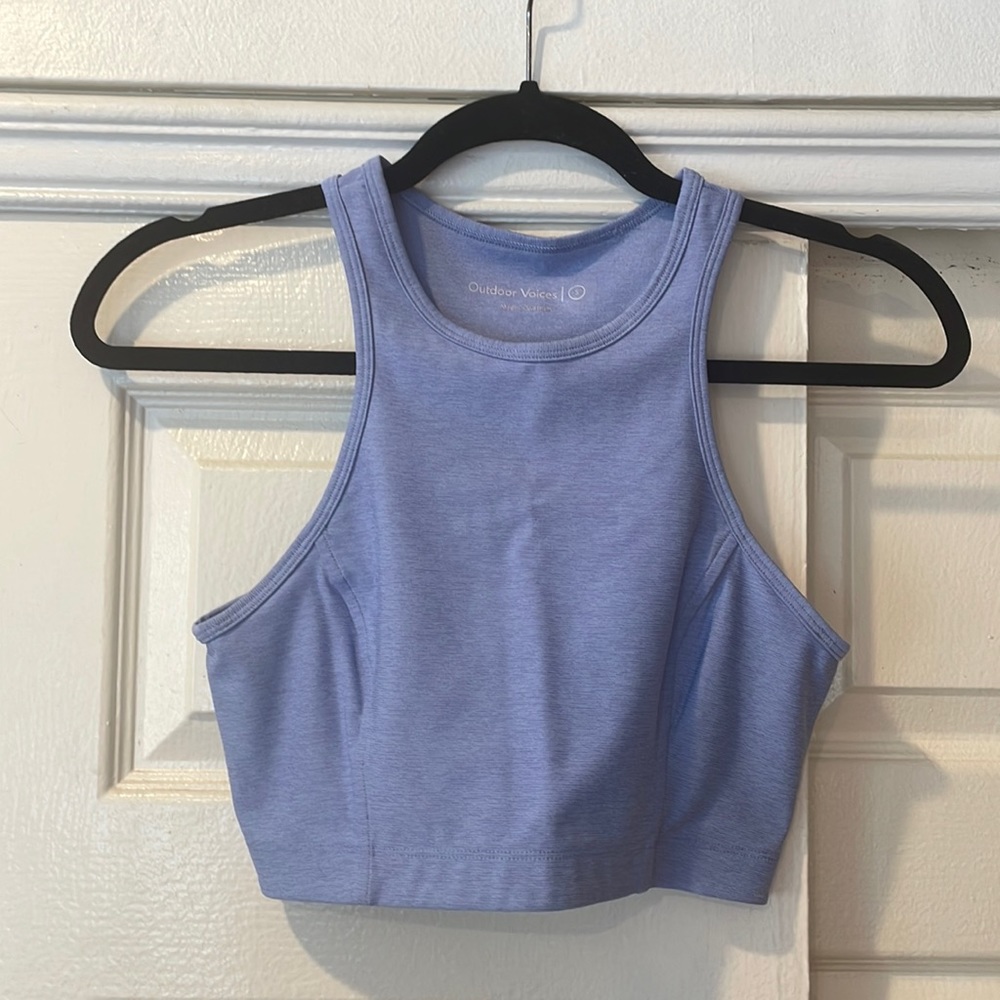 Outdoor Voices Athena Periwinkle Sports Bra